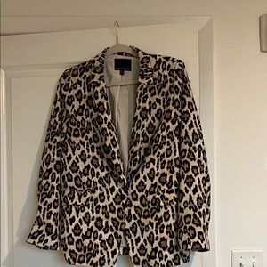 Banana Republic Leopard Print Blazer